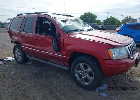 2004 Jeep Grand Cherokee Overland from USA, damaged, VIN 1J8GW68J44C161087